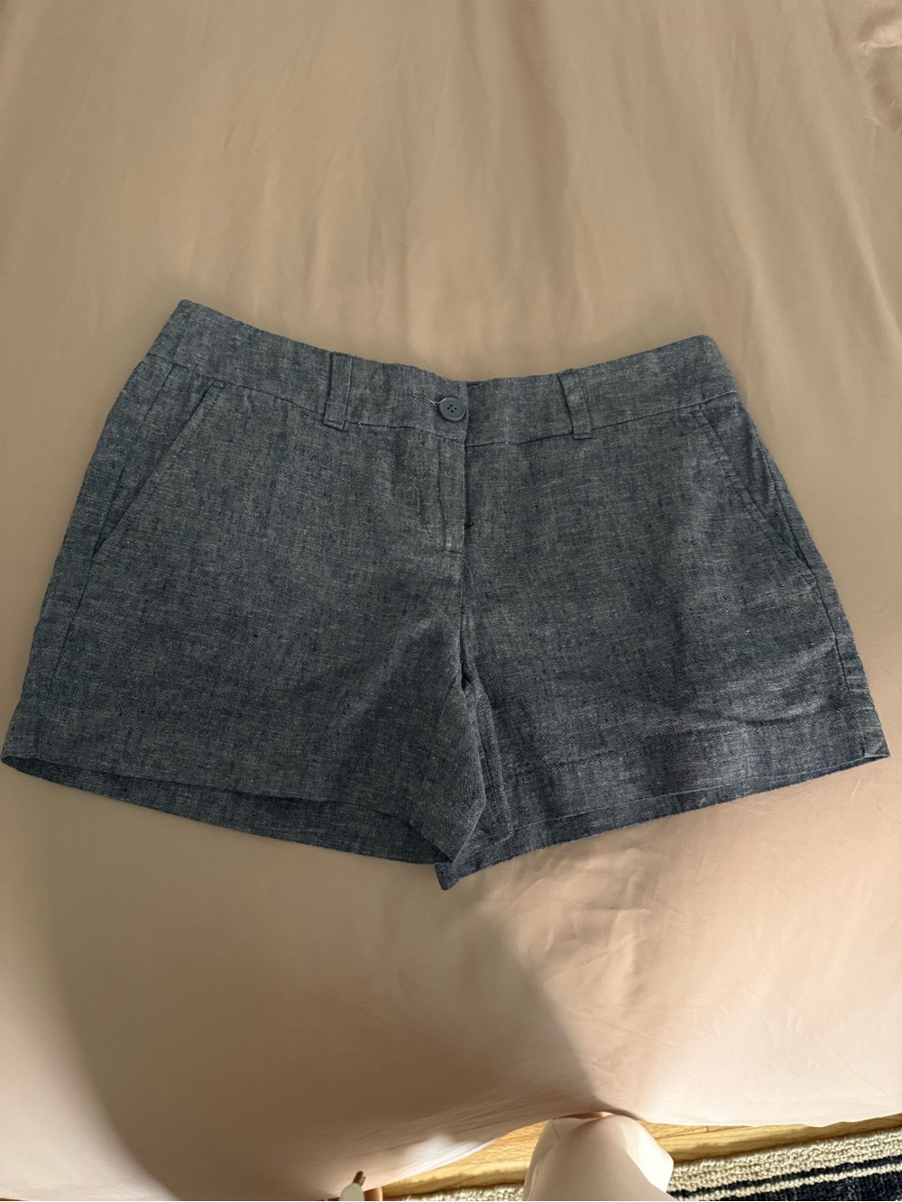 LOFT Chambray-Style Blue Women's Shorts